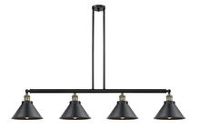  214-BAB-M10-BK - Briarcliff - 4 Light - 55 inch - Black Antique Brass - Stem Hung - Island Light