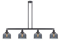 Innovations Lighting 214-BK-G73-LED - Bell - 4 Light - 53 inch - Matte Black - Stem Hung - Island Light