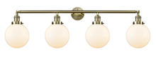  215-AB-G201-8 - Beacon - 4 Light - 44 inch - Antique Brass - Bath Vanity Light