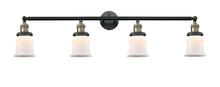  215-BAB-G181S - Canton - 4 Light - 42 inch - Black Antique Brass - Bath Vanity Light