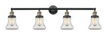  215-BAB-G192 - Bellmont - 4 Light - 42 inch - Black Antique Brass - Bath Vanity Light