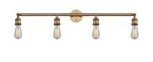 Innovations Lighting 215-BB - Bare Bulb - 4 Light - 42 inch - Brushed Brass - Bath Vanity Light