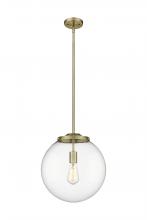  221-1S-AB-G202-14 - Beacon - 1 Light - 16 inch - Antique Brass - Cord hung - Pendant