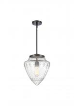  221-1S-BK-G664-12 - Beacon - 1 Light - 16 inch - Matte Black - Cord hung - Pendant