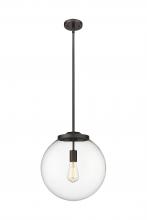  221-1S-OB-G202-14 - Beacon - 1 Light - 16 inch - Oil Rubbed Bronze - Cord hung - Pendant