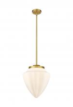  221-1S-SG-G661-12 - Beacon - 1 Light - 16 inch - Satin Gold - Cord hung - Pendant