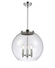 Innovations Lighting 221-3S-PC-G122-16-LED - Athens - 3 Light - 16 inch - Polished Chrome - Cord hung - Pendant