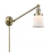  237-AB-G181S-LED - Canton - 1 Light - 8 inch - Antique Brass - Swing Arm