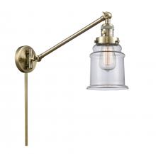 Innovations Lighting 237-AB-G182-LED - Canton - 1 Light - 8 inch - Antique Brass - Swing Arm