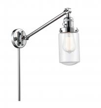  237-PC-G312 - Dover - 1 Light - 5 inch - Polished Chrome - Swing Arm