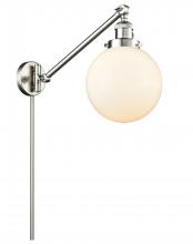 Innovations Lighting 237-SN-G201-8-LED - Beacon - 1 Light - 8 inch - Brushed Satin Nickel - Swing Arm