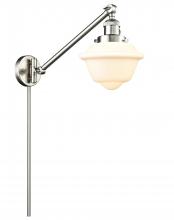 Innovations Lighting 237-SN-G531-LED - Oxford - 1 Light - 8 inch - Brushed Satin Nickel - Swing Arm