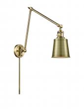 Innovations Lighting 238-AB-M9-AB-LED - Addison - 1 Light - 8 inch - Antique Brass - Swing Arm