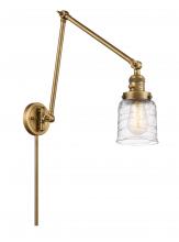  238-BB-G513 - Bell - 1 Light - 8 inch - Brushed Brass - Swing Arm