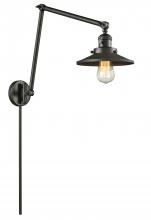  238-OB-M5-LED - Railroad - 1 Light - 8 inch - Oil Rubbed Bronze - Swing Arm