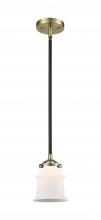  284-1S-BAB-G181S-LED - Canton - 1 Light - 5 inch - Black Antique Brass - Cord hung - Mini Pendant