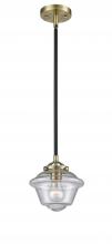  284-1S-BAB-G534 - Oxford - 1 Light - 8 inch - Black Antique Brass - Cord hung - Mini Pendant
