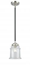 Innovations Lighting 284-1S-BPN-G182-LED - Canton - 1 Light - 6 inch - Black Polished Nickel - Cord hung - Mini Pendant