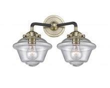  284-2W-BAB-G534 - Oxford - 2 Light - 16 inch - Black Antique Brass - Bath Vanity Light