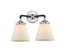  284-2W-BPN-G61 - Cone - 2 Light - 14 inch - Black Polished Nickel - Bath Vanity Light