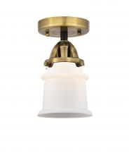  288-1C-BAB-G181S-LED - Canton - 1 Light - 5 inch - Black Antique Brass - Semi-Flush Mount