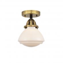  288-1C-BAB-G321-LED - Olean - 1 Light - 7 inch - Black Antique Brass - Semi-Flush Mount