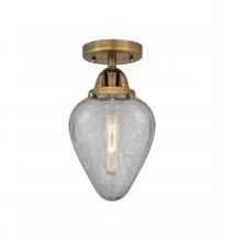  288-1C-BB-G165-LED - Geneseo - 1 Light - 7 inch - Brushed Brass - Semi-Flush Mount