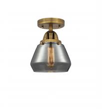  288-1C-BB-G173-LED - Fulton - 1 Light - 7 inch - Brushed Brass - Semi-Flush Mount