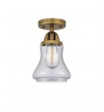  288-1C-BB-G194-LED - Bellmont - 1 Light - 6 inch - Brushed Brass - Semi-Flush Mount