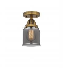  288-1C-BB-G53-LED - Bell - 1 Light - 5 inch - Brushed Brass - Semi-Flush Mount