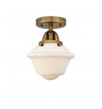  288-1C-BB-G531-LED - Oxford - 1 Light - 8 inch - Brushed Brass - Semi-Flush Mount