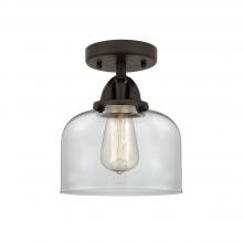  288-1C-OB-G72 - Bell - 1 Light - 8 inch - Oil Rubbed Bronze - Semi-Flush Mount