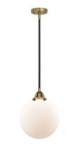  288-1S-BAB-G201-10 - Beacon - 1 Light - 10 inch - Black Antique Brass - Cord hung - Mini Pendant