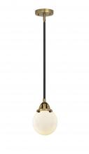  288-1S-BAB-G201-6-LED - Beacon - 1 Light - 6 inch - Black Antique Brass - Cord hung - Mini Pendant