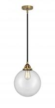  288-1S-BAB-G202-10 - Beacon - 1 Light - 10 inch - Black Antique Brass - Cord hung - Mini Pendant