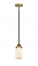  288-1S-BAB-G311 - Dover - 1 Light - 5 inch - Black Antique Brass - Cord hung - Mini Pendant