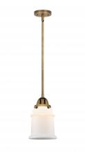  288-1S-BB-G181-LED - Canton - 1 Light - 6 inch - Brushed Brass - Cord hung - Mini Pendant