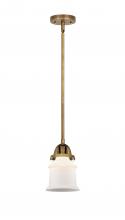  288-1S-BB-G181S-LED - Canton - 1 Light - 5 inch - Brushed Brass - Cord hung - Mini Pendant