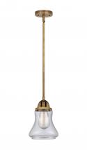  288-1S-BB-G194 - Bellmont - 1 Light - 6 inch - Brushed Brass - Cord hung - Mini Pendant