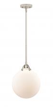  288-1S-PN-G201-10 - Beacon - 1 Light - 10 inch - Polished Nickel - Cord hung - Mini Pendant