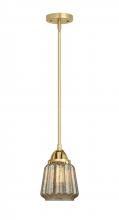 Innovations Lighting 288-1S-SG-G146-LED - Chatham - 1 Light - 7 inch - Satin Gold - Cord hung - Mini Pendant