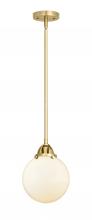 Innovations Lighting 288-1S-SG-G201-8-LED - Beacon - 1 Light - 8 inch - Satin Gold - Cord hung - Mini Pendant