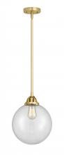  288-1S-SG-G202-10 - Beacon - 1 Light - 10 inch - Satin Gold - Cord hung - Mini Pendant