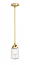  288-1S-SG-G314 - Dover - 1 Light - 5 inch - Satin Gold - Cord hung - Mini Pendant