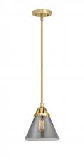 Innovations Lighting 288-1S-SG-G43-LED - Cone - 1 Light - 8 inch - Satin Gold - Cord hung - Mini Pendant