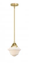  288-1S-SG-G531 - Oxford - 1 Light - 8 inch - Satin Gold - Cord hung - Mini Pendant