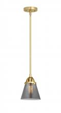 Innovations Lighting 288-1S-SG-G63-LED - Cone - 1 Light - 6 inch - Satin Gold - Cord hung - Mini Pendant