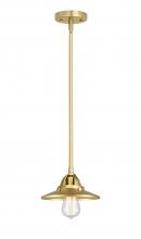 Innovations Lighting 288-1S-SG-M4-SG-LED - Railroad - 1 Light - 8 inch - Satin Gold - Cord hung - Mini Pendant