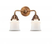  288-2W-AC-G181S-LED - Canton - 2 Light - 13 inch - Antique Copper - Bath Vanity Light