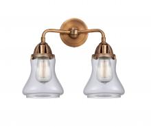  288-2W-AC-G192 - Bellmont - 2 Light - 14 inch - Antique Copper - Bath Vanity Light